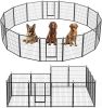 Dog Playpen 32 Inch 16 Panles, Ideal Dog Fence for Small/Medium Dogs Indoor & Outdoor Bliss, Perfect Dog Pen for Camping, Yard, RV, Garden Fence