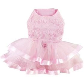 Pink Lace & Ruffles Dog Dress
