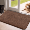 Door Mat Indoor, 18" x 28", Dirt Trapper Entrance Doormat, Non-Slip Low Profile Mat, Dog Door Mat, Super Absorbent Welcome Mat for Front Door