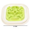 ABS Creative Dog Cat Feeders Anti Choke Food Separate Bowl Non-toxic Pet Plate Kitten Puppy Slow Eating Accessories